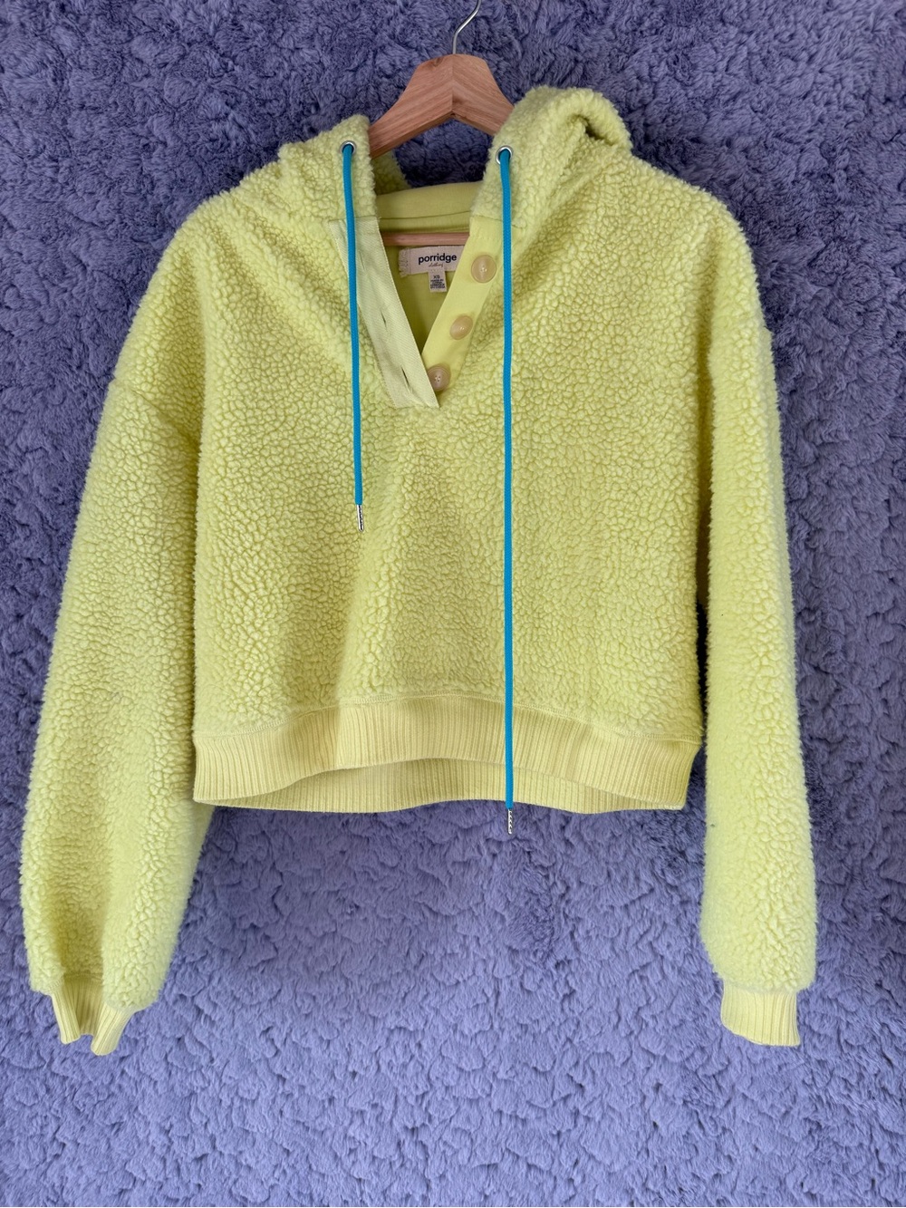 Anthropologie | Porridge Quinn Sherpa Fleece Hoodie | XS